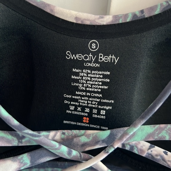 Sweaty Betty Sports Bra Size Small - Picture 3 of 3